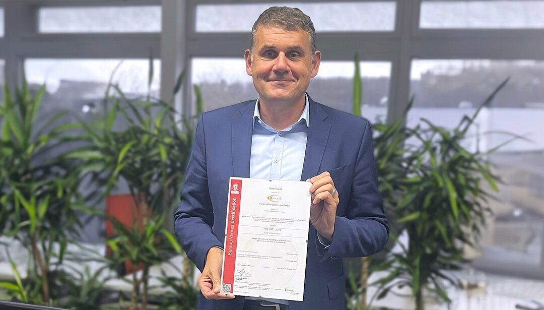 Farasis Energy Europe Receives ISO 9001 Certification